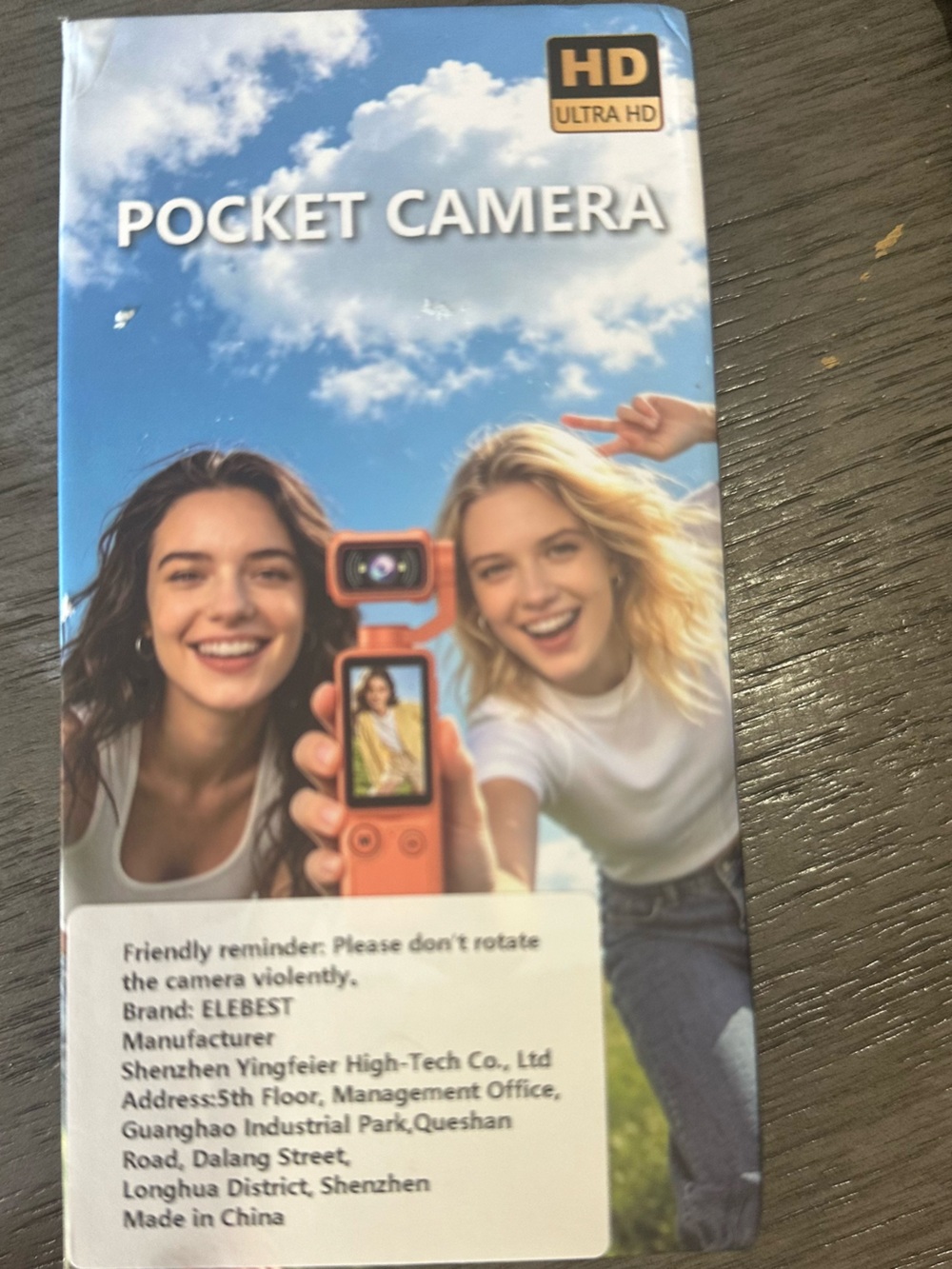 Orange Pocket HD Video Camera
